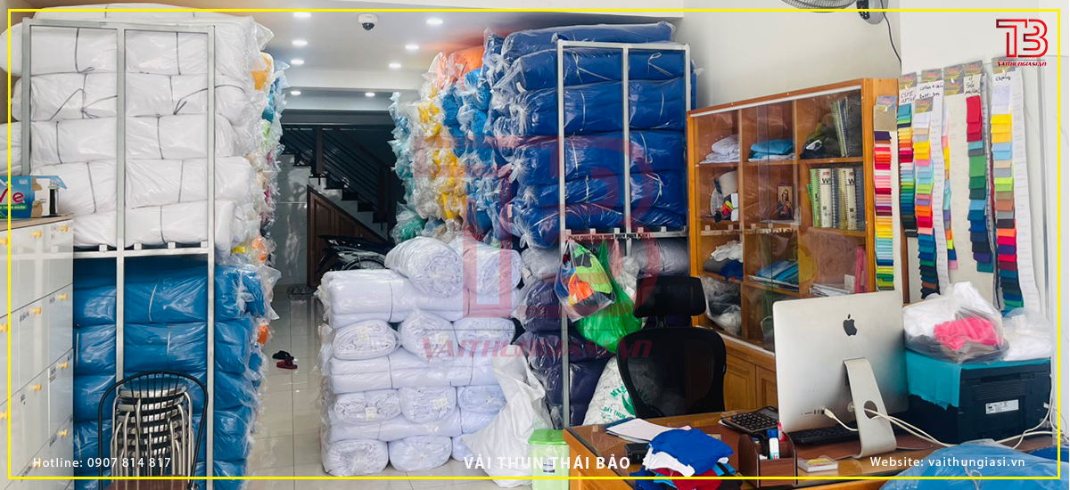 Vải thun Thái Bảo liên tục hoạt động cung cấp vải thun sỉ số lượng lớn