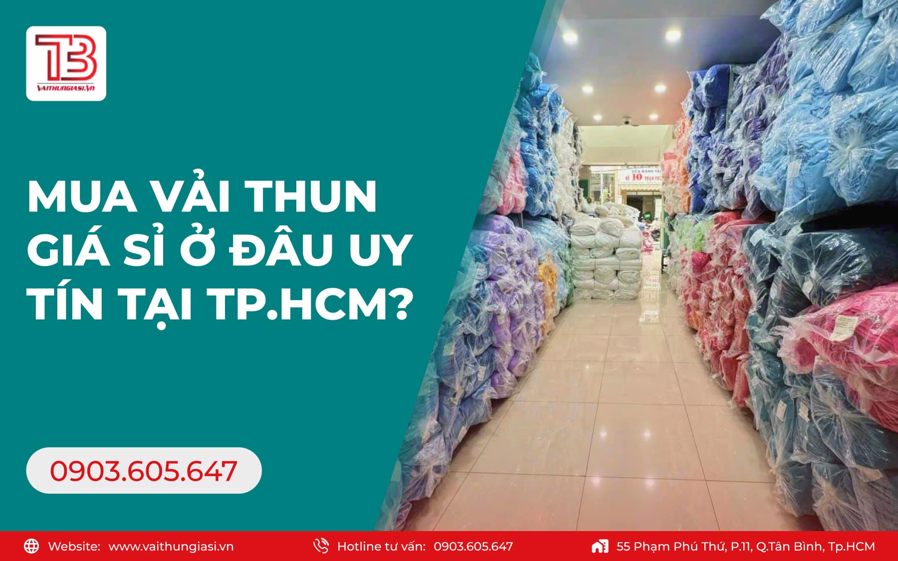 Mua vải thun giá sỉ ở đâu uy tín tại TP.HCM?