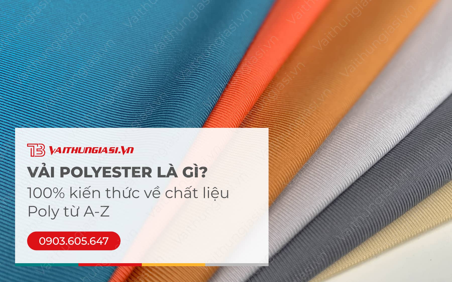 Vải Polyester là gì? 100% kiến thức về chất liệu Poly