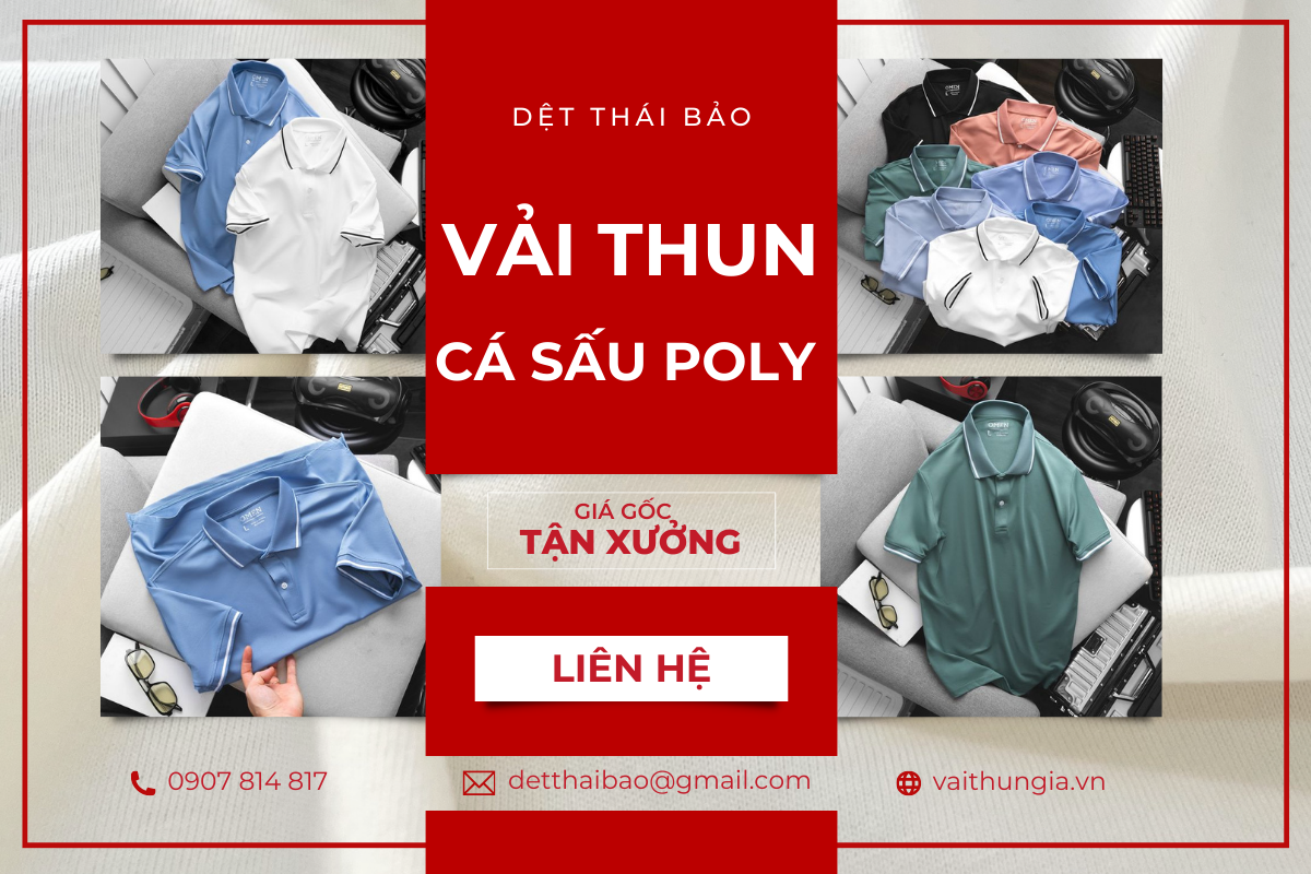 Vải thun cá sấu poly - ‘Vua’ ứng dụng tuyệt vời trong may đồng phục-2