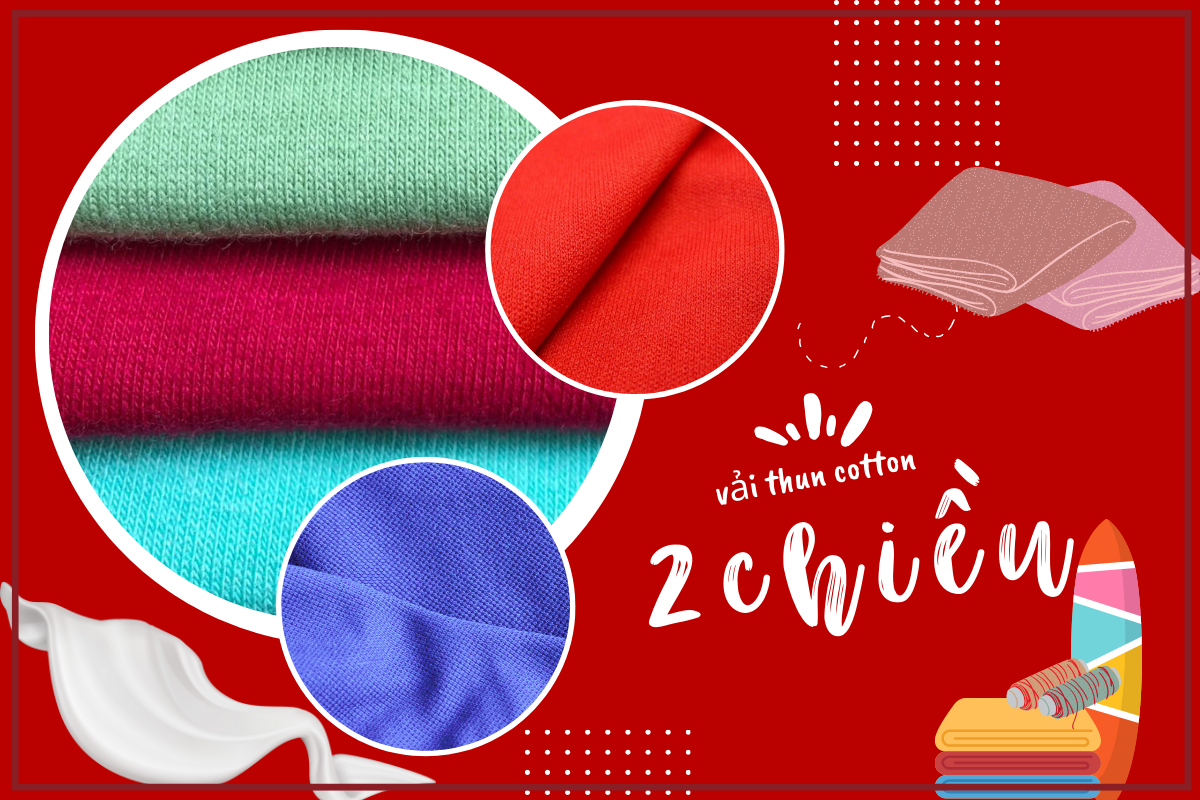 Khám phá 3 kiểu Dệt Độc Đáo của Vải Thun Cotton 2 Chiều - Thái Bảo 1