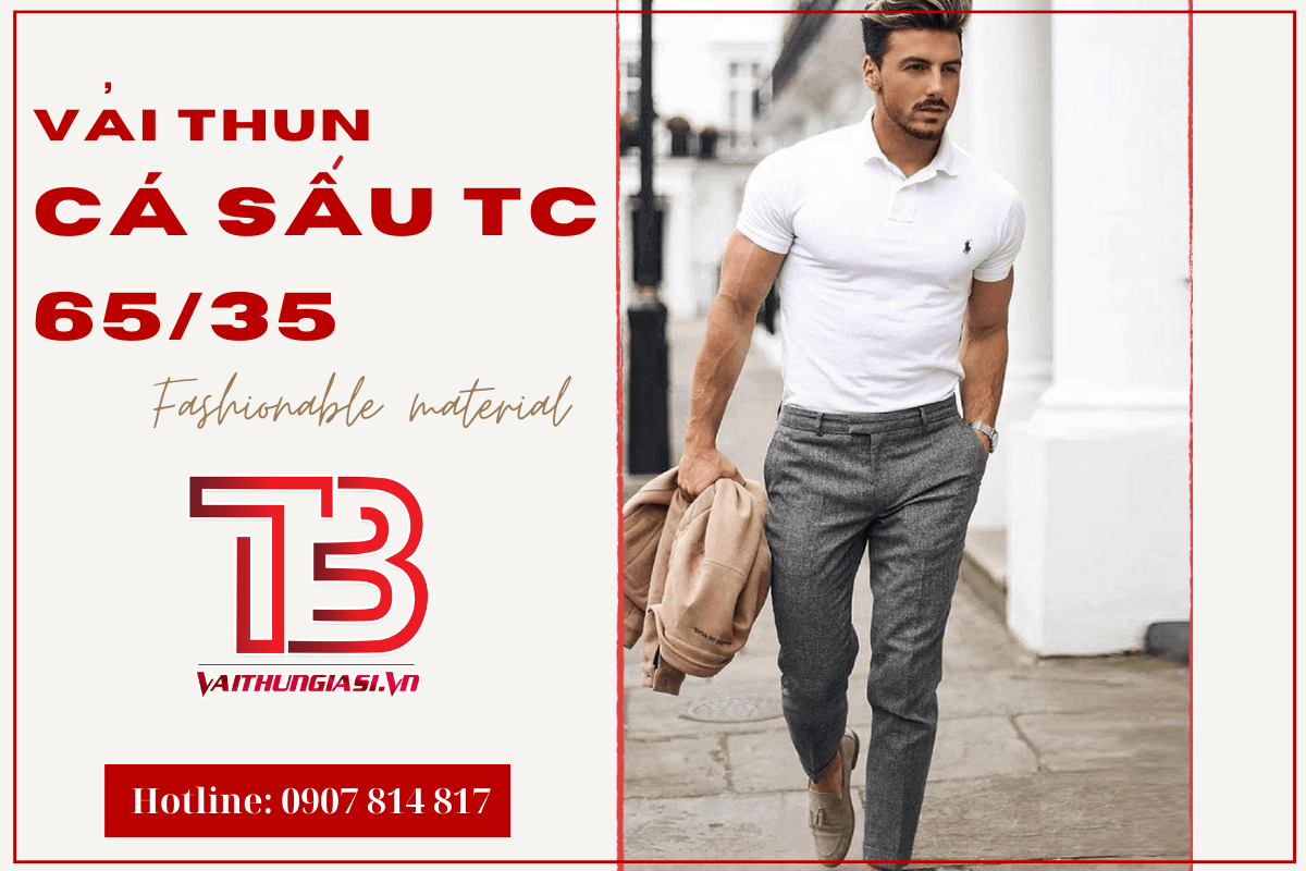 Thời Trang Sành Điệu - Chọn VẢI THUN CÁ SẤU TC 65_35 Hay VẢI CVC _ -2