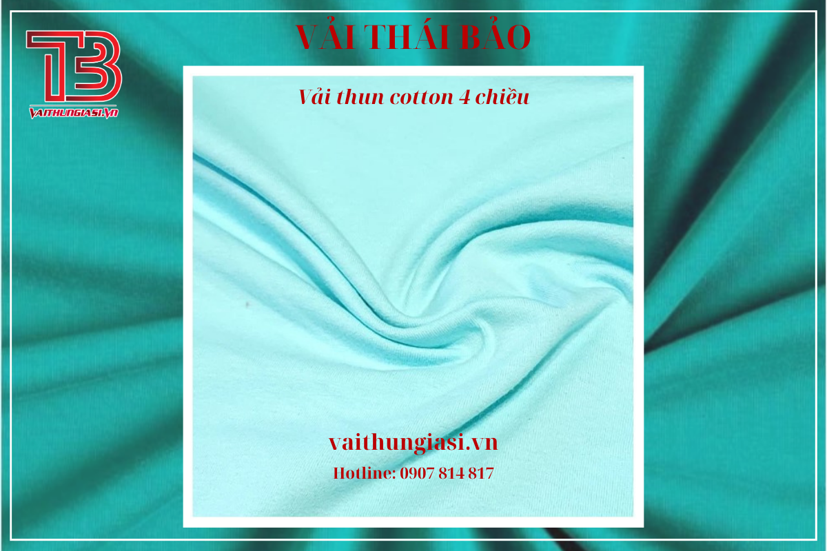 SO SÁNH Vải Thun Cotton 4 Chiều Hay Vải-1 Thun LẠNH 4 Chiều_-1cotton
